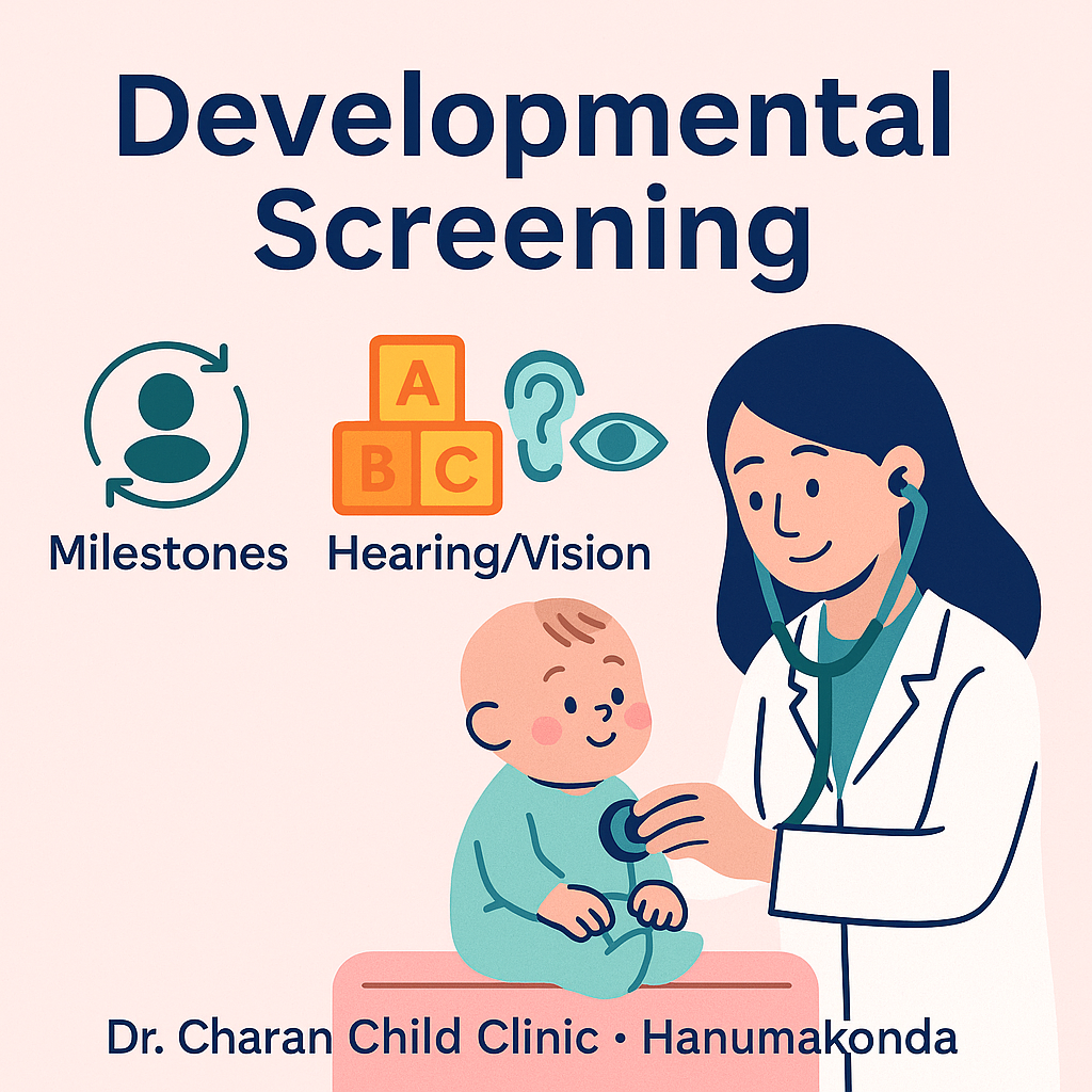 Developmental screening illustration